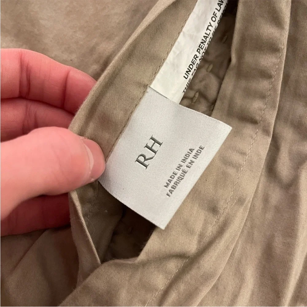 Restoration Hardware Set of 2 Velvet Lumbar Shams